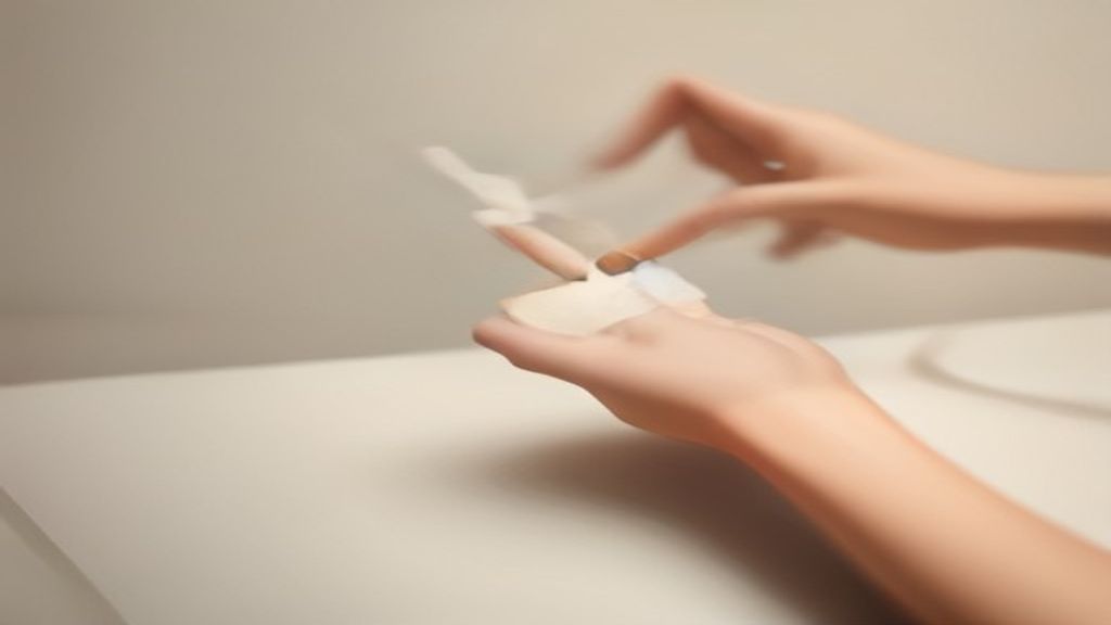 Minimalist cinematic editorial photography of hands mapping a real order-fulfillment workflow with blank cards