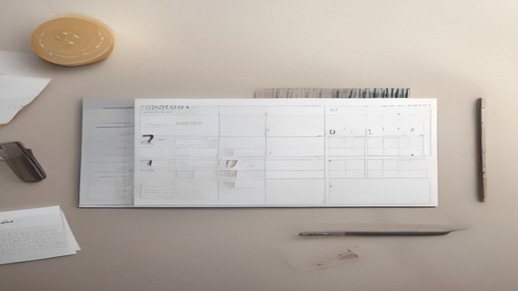 Minimalist cinematic editorial photography of recurring monthly expenses arranged as a precise flat lay: softw
